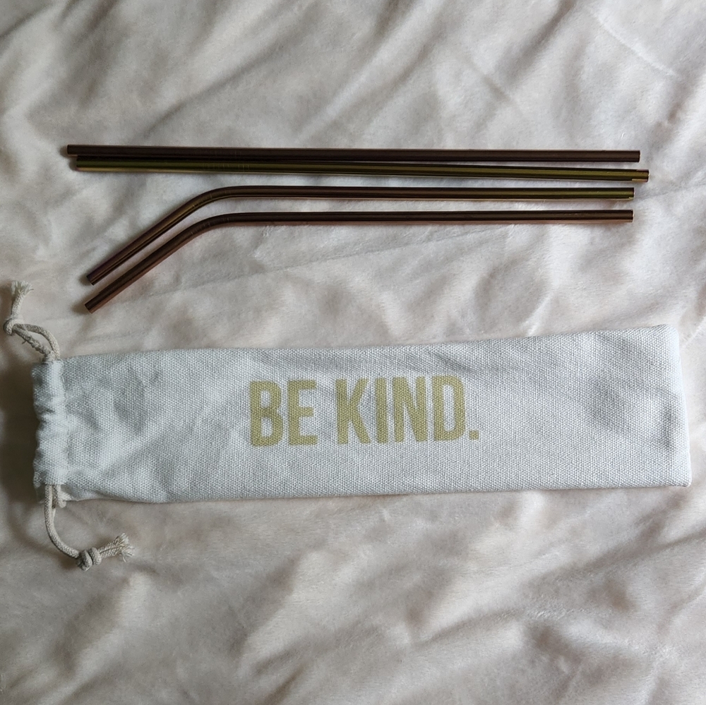 Be Kind By Ellen Stainless Steel Straws